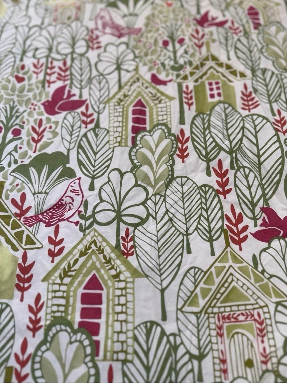 Pottery Barn Nola Songbird Duvet Cover 100% cotton Full/Queen size